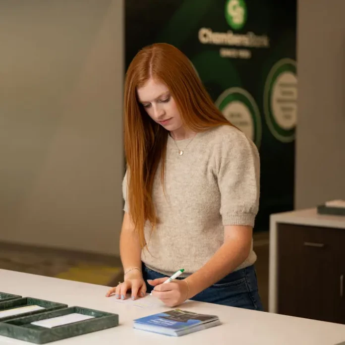 chambers personal checking square